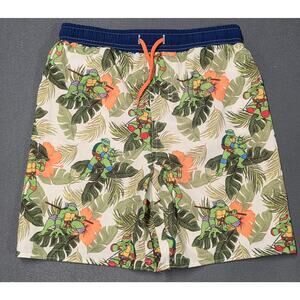 Teenage Mutant Ninja Turtles Swim Trunks Lined Adjustable UPF 50+ Boys Size 8